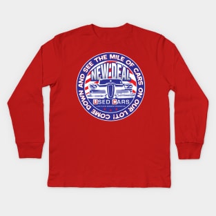 New Deal Used Cars Kids Long Sleeve T-Shirt